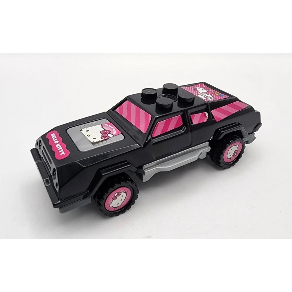 Hello Kitty Sanrio plastic cars vintage‎ Set of 2
